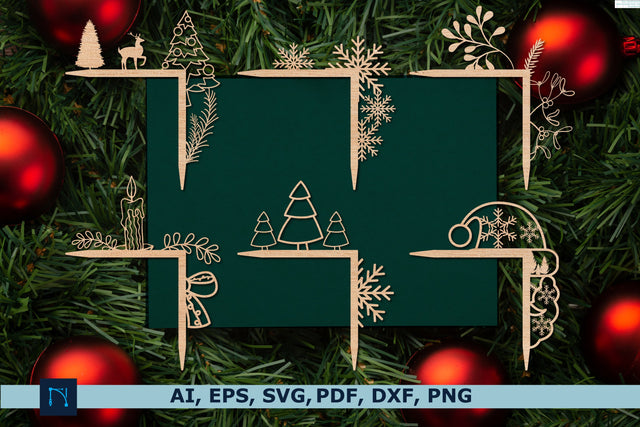 Christmas door corners bundle SVG SVG MD JOYNAL ABDIN 