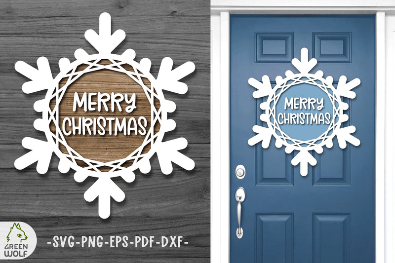 Christmas door sign svg bundle Laser cut wood Christmas svg bundle ...