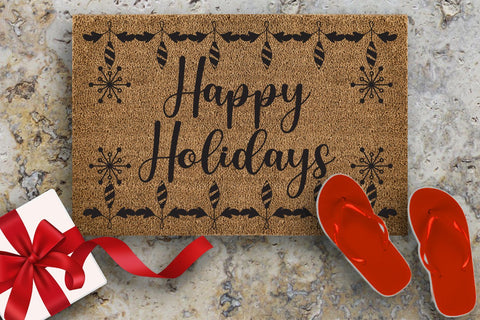 Christmas Doormat Bundle svg eps ai png pdf SVG zafrans studio 