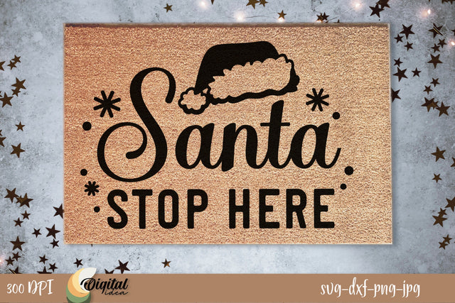 Christmas Doormat. Christmas Decoration SVG Design. SVG Evgenyia Guschina 