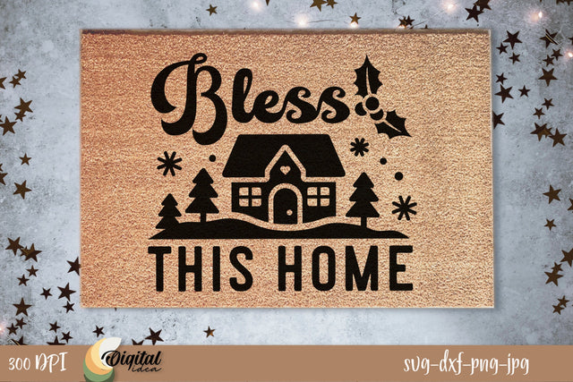 Christmas Doormat SVG. Merry Christmas SVG. Christmas home SVG Evgenyia Guschina 