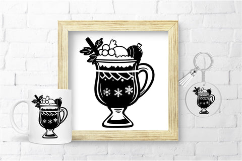 Christmas Drink SVG Cut File For Cricut SVG OrangeBrushStudio 