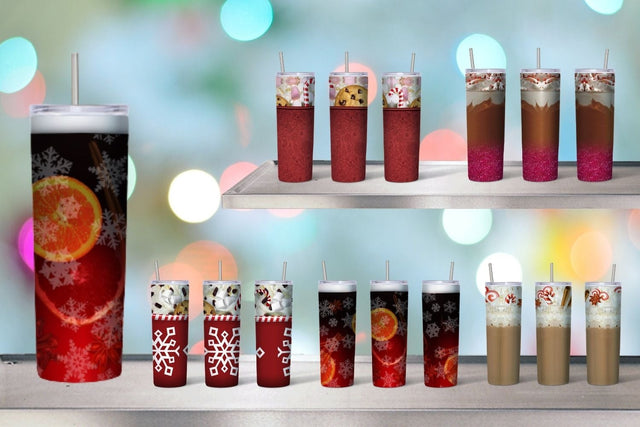 Christmas Drink Tumbler Sublimation Sublimation SvgOcean 