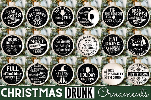 Christmas Drunk SVG Bundle SVG DESIGNISTIC 