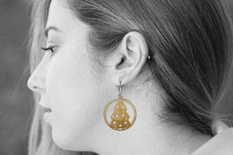 Christmas Earrings Bundle 3 - Svg Eps Ai Png Pdf SVG zafrans studio 