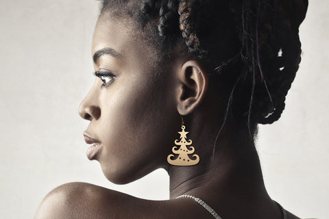 Christmas earrings svg bundle, faux leather earring template SVG Digital Rainbow Shop 