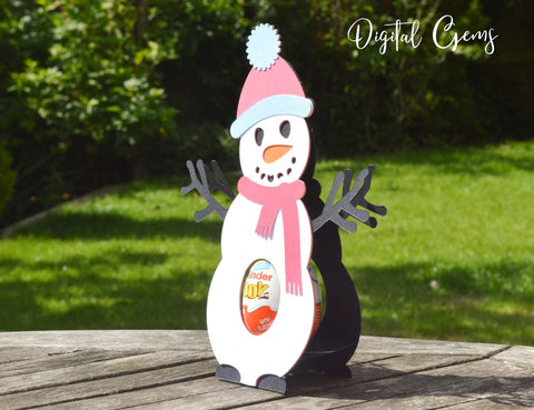 Christmas egg holders, Santa, Reindeer, Snowman, and Bear SVG Digital Gems 