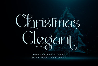Christmas Elegant Font Letterara 