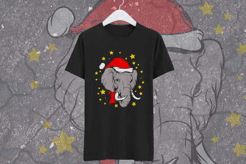 Christmas elephant, santa elephant svg SVG dadan_pm 