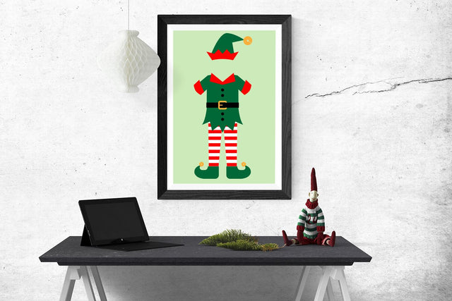 Christmas Elf Outfit SVG Designed by Geeks 