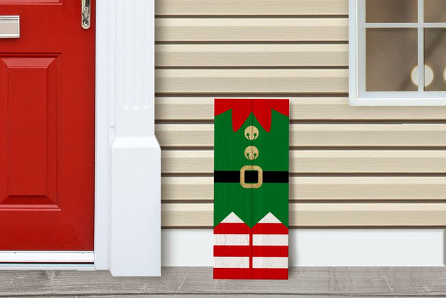 Christmas Elf Porch Sign SVG Risa Rocks It 