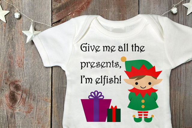 Christmas Elf Pun SVG Designed by Geeks 