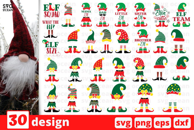 Christmas Elf SVG Bundle SVG SvgOcean 