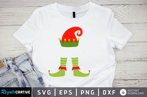 Christmas elf SVG Design SVG Regulrcrative 