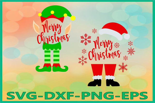Christmas Elf SVG, Elf legs, Christmas Santa SVG AlexSVGStudio 