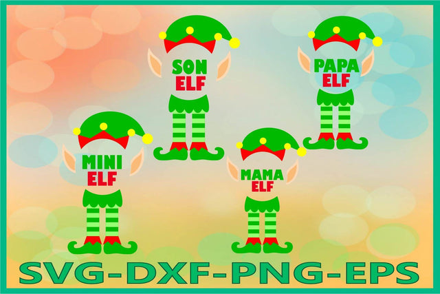 Christmas Elf SVG, Family Elf legs, Mama Elf SVG AlexSVGStudio 