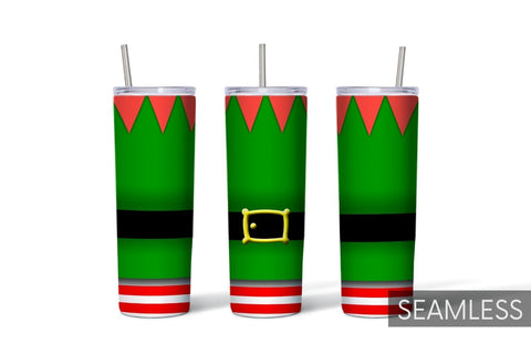 Christmas Elf Tumbler Sublimation Sublimation SvgOcean 