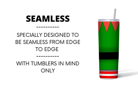 Christmas Elf Tumbler Sublimation Sublimation SvgOcean 