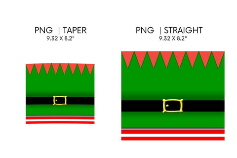 Christmas Elf Tumbler Sublimation Sublimation SvgOcean 