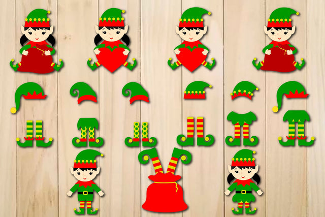 Christmas Elves Svg, Elf Legs, Elf Hat SVG Yuliya 