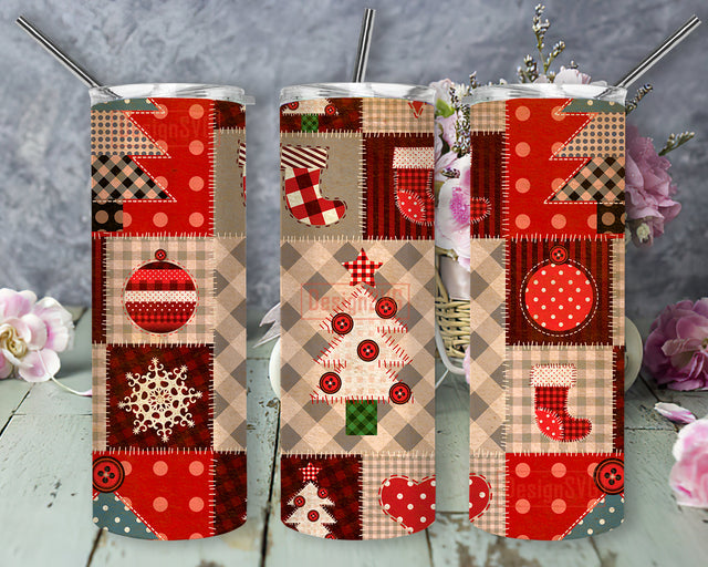 Christmas Embroider Tumbler Template, Christmas Buffalo Plaid 20oz Skinny Tumbler, Merry Christmas Design Tumbler Png, Christmas Sublimation Design, Digital Download Sublimation DesignSVG 