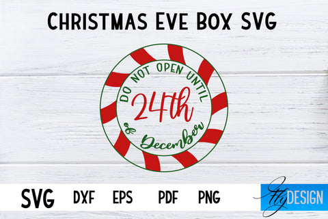 Christmas Eve Box SVG | Xmas SVG | Christmas SVG Design SVG Fly Design 