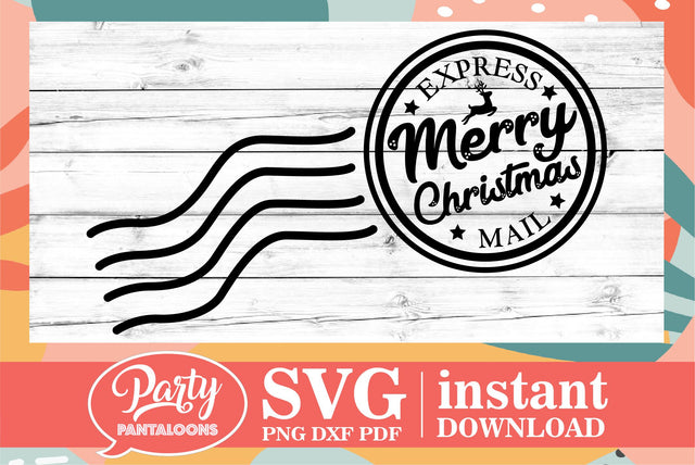 CHRISTMAS EXPRESS MAIL DEER SVG | Christmas Svg SVG Partypantaloons 