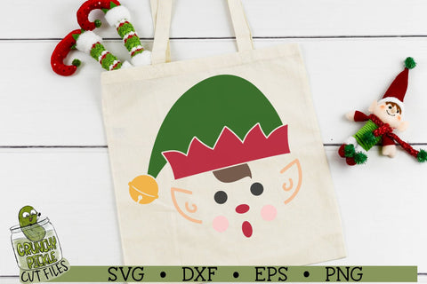 Christmas Faces - Elf SVG File SVG Crunchy Pickle 