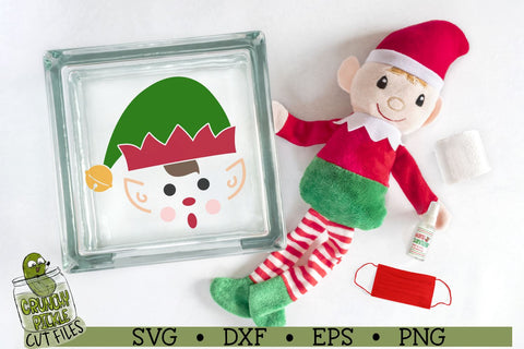 Christmas Faces - Elf SVG File SVG Crunchy Pickle 