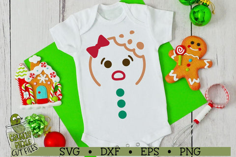 Christmas Faces - Gingerbread SVG File SVG Crunchy Pickle 