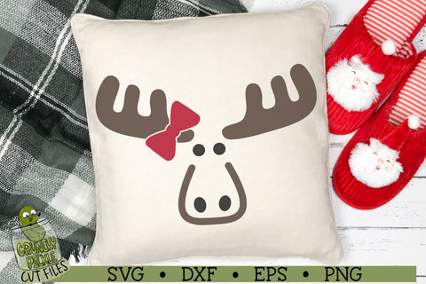 Christmas Faces - Moose SVG File SVG Crunchy Pickle 