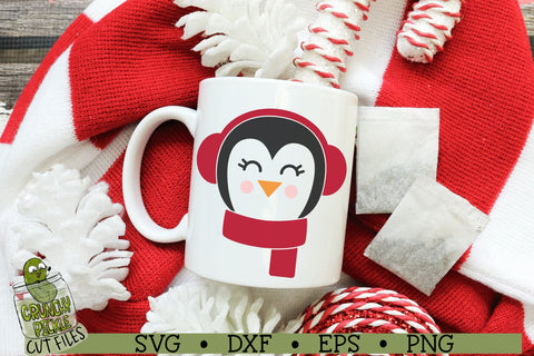 Christmas Faces - Penguin SVG File SVG Crunchy Pickle 