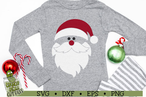 Christmas Faces - Santa and Mrs. Claus SVG File SVG Crunchy Pickle 