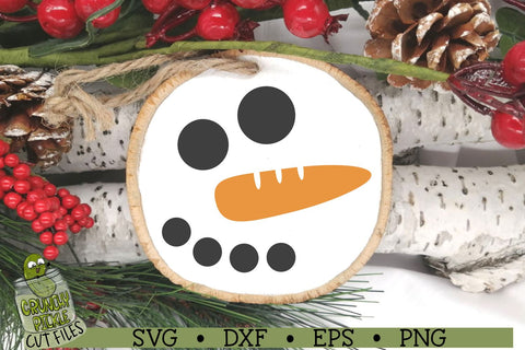 Christmas Faces - Snowman SVG File SVG Crunchy Pickle 