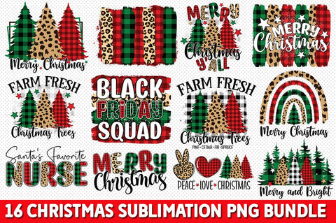 Christmas & Fall Sublimation Bundle SVG fokiira 