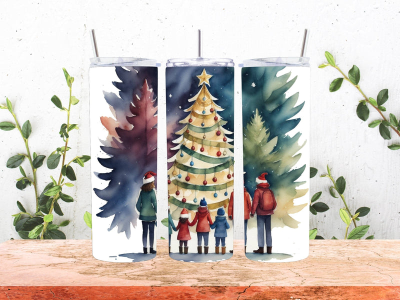 Christmas Family 20oz Tumbler Sublimation Sublimation Creativeart88 