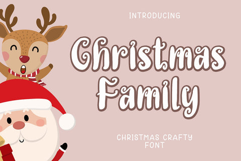 Christmas Family Font Afandi Studio 