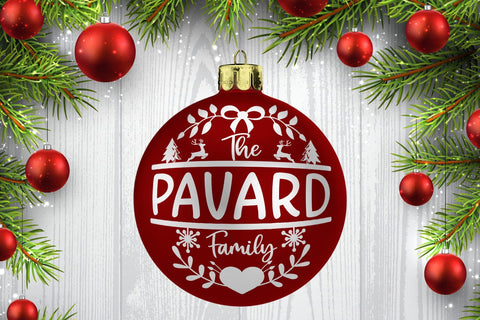 Christmas Family monogram 2 SVG zafrans studio 