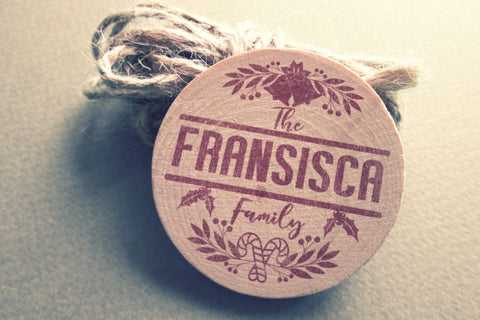 Christmas Family monogram 3 SVG zafrans studio 