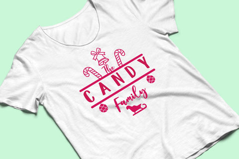 Christmas Family monogram 4 SVG zafrans studio 