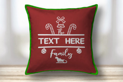 Christmas Family monogram 4 SVG zafrans studio 