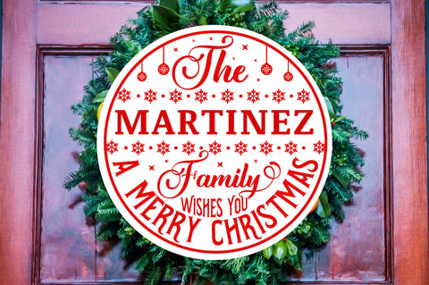 Christmas Family Name SVG Pack Bundle SVG Regulrcrative 