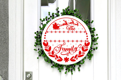 Christmas Family Name SVG Pack Bundle SVG Regulrcrative 