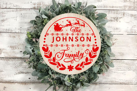 Christmas Family Name SVG Pack Bundle SVG Regulrcrative 