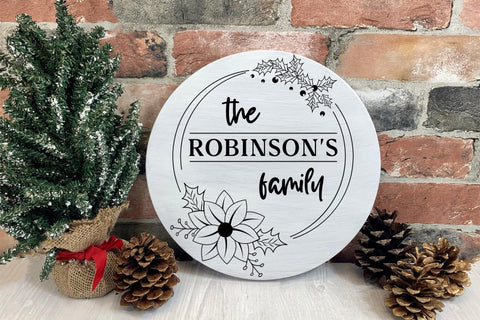 Christmas Family Wreath SVG Cut File SVG CraftLabSVG 