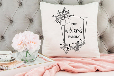 Christmas Family Wreath SVG Cut File SVG CraftLabSVG 