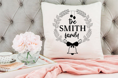 Christmas Family Wreath SVG Design SVG CraftLabSVG 