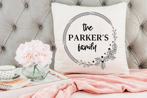 Christmas Family Wreath SVG SVG CraftLabSVG 