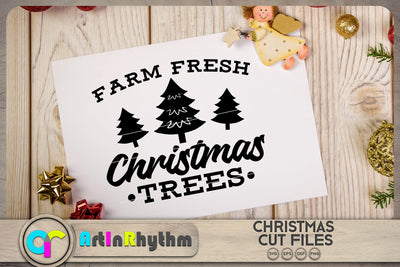 Christmas farm fresh trees SVG SVG Artinrhythm shop 