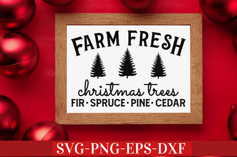 Christmas Farmhouse SVG Bundle SVG DESIGNISTIC 